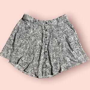 Kimchi Blue Women’s Skirt Sz 10 Medium Floral Button Front A-Line Mini Urban